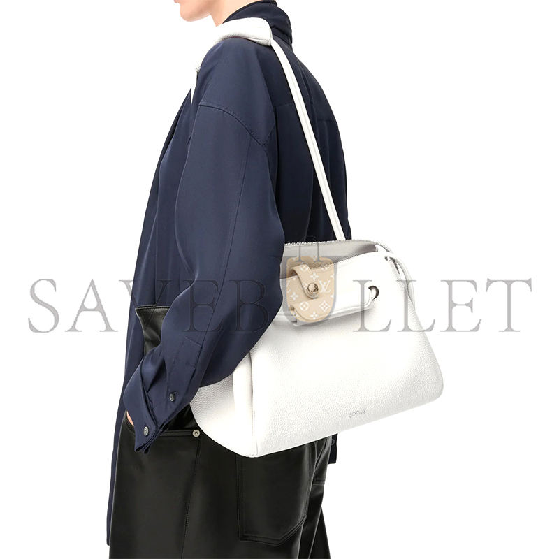 l0ew* medium madrid bag in S*pple grained calfskin aacoab1x05-9567 (28.5*23*11cm)